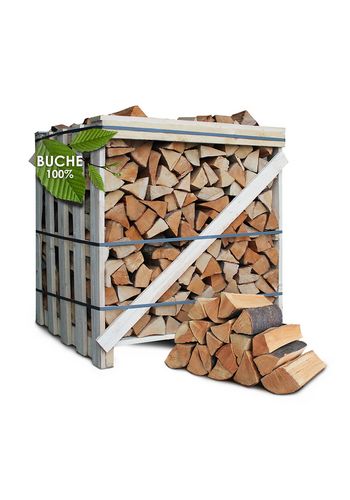 Kaminholz &amp; Brennholz gemischt – 500 kg | 60 % Hartholz / 40 % Weichholz | Kammergetrocknet