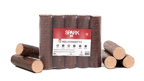 Spark Buchen-Kaminbriketts rund 960 kg auf Palette